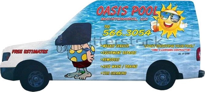 Oasis Pool Maintenance Van