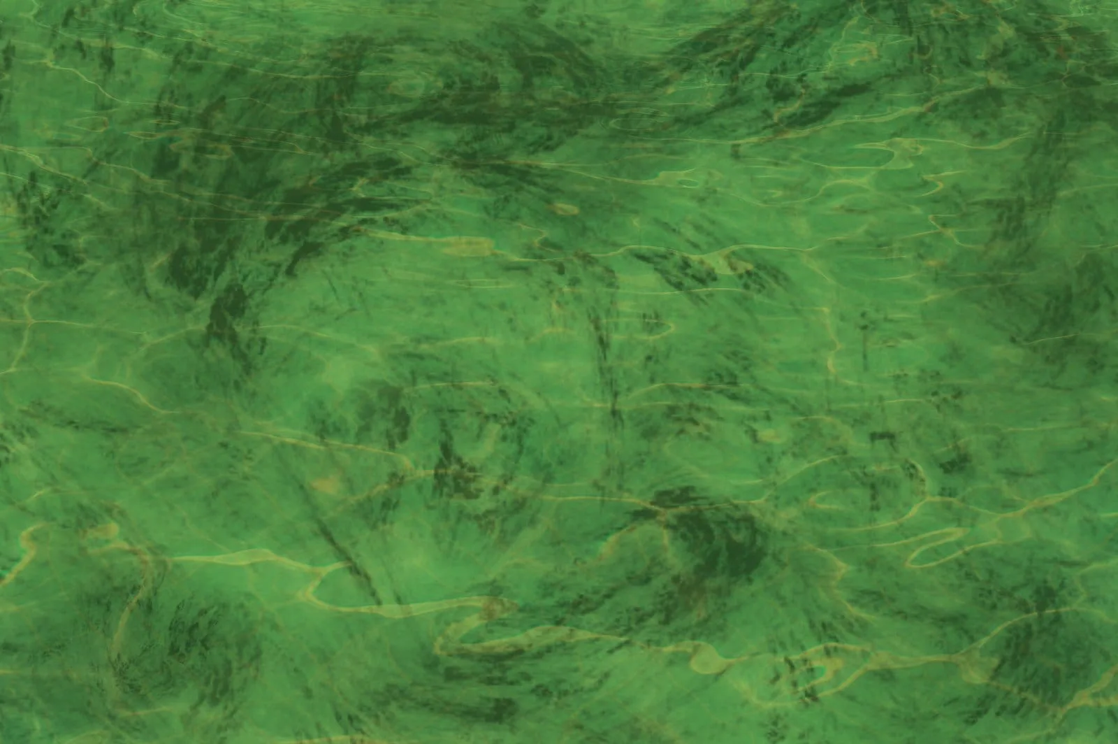 Green pool in need of acid wash